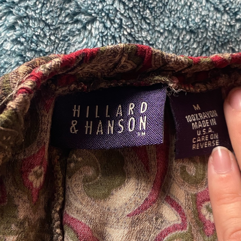 Hillard & Hanson Multicolor Rayon Top